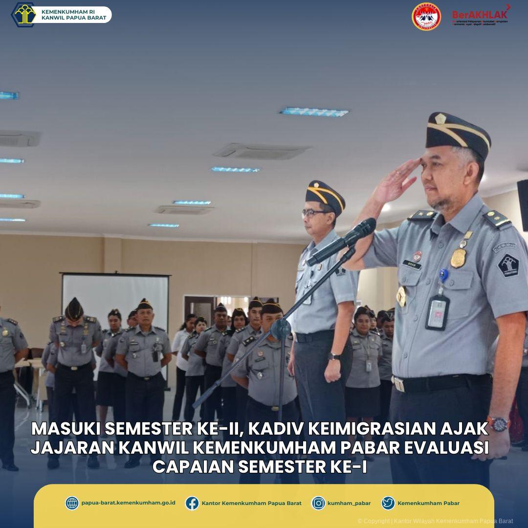 KANWIL KEMENKUMHAM PABAR ISI JUMAT SEHAT DENGAN SENAM PAGI BERSAMA 1