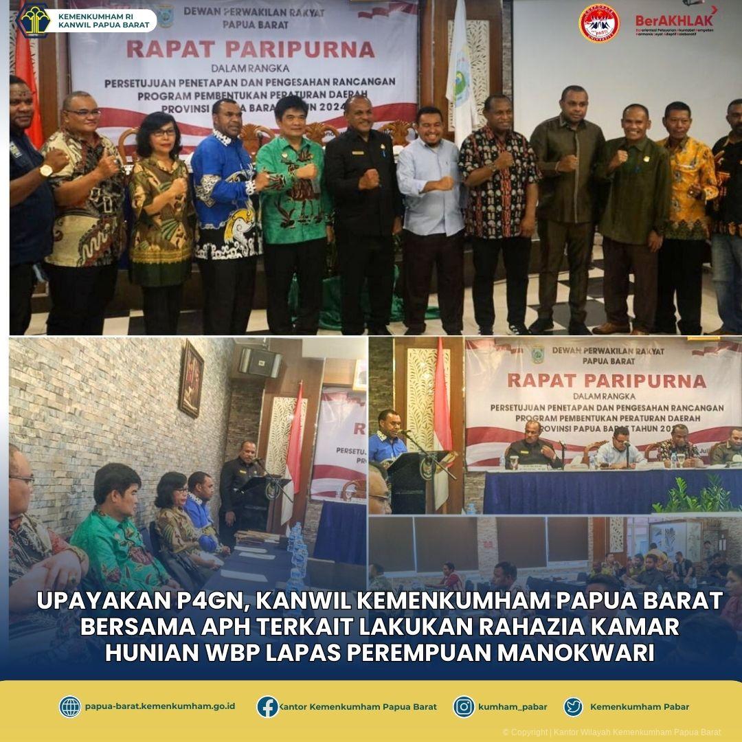 KANWIL KEMENKUMHAM PABAR ISI JUMAT SEHAT DENGAN SENAM PAGI BERSAMA