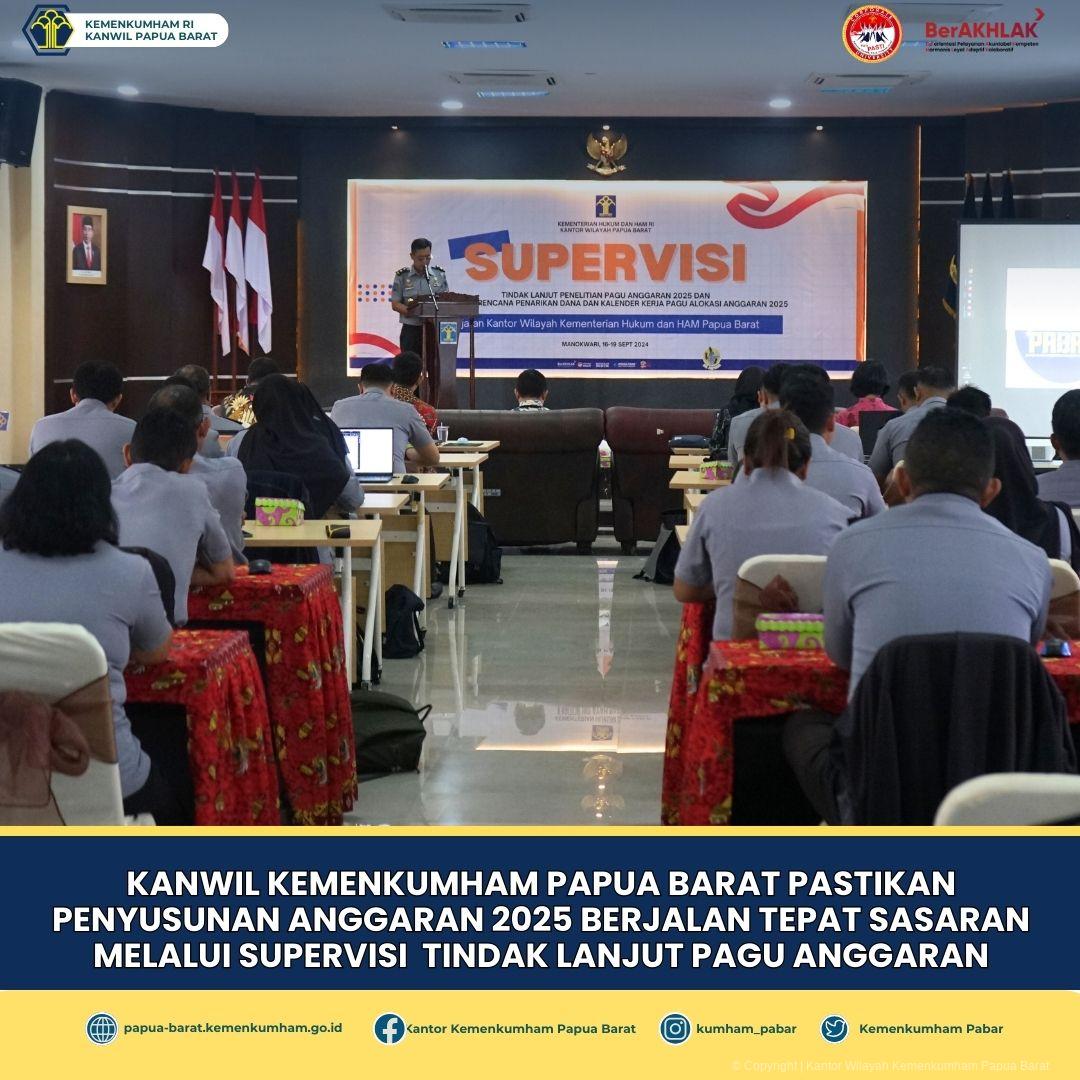 KANWIL KEMENKUMHAM PABAR ISI JUMAT SEHAT DENGAN SENAM PAGI BERSAMA